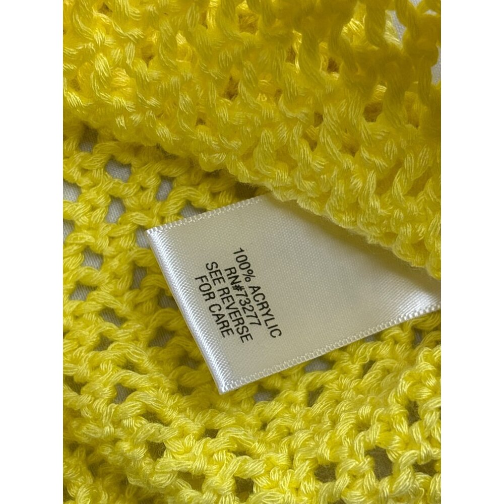 Apt 9 Open Knit Color Block Sweater Size M Grey Y… - image 6